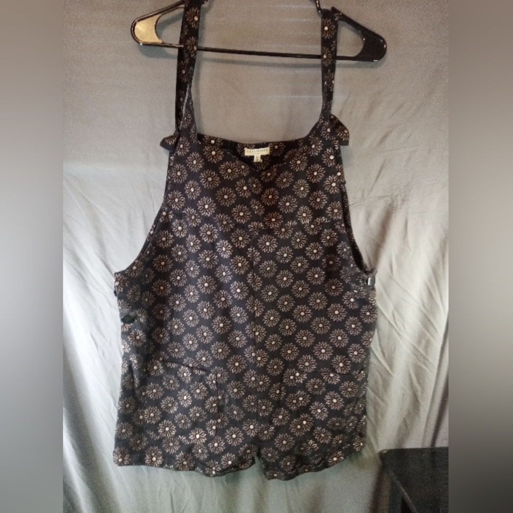 Earthbound Cotton Sunflower Overall Romper